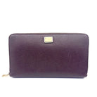 Dauphine Leather Zip - Around - DOLCE & GABBANA - MISHMASH