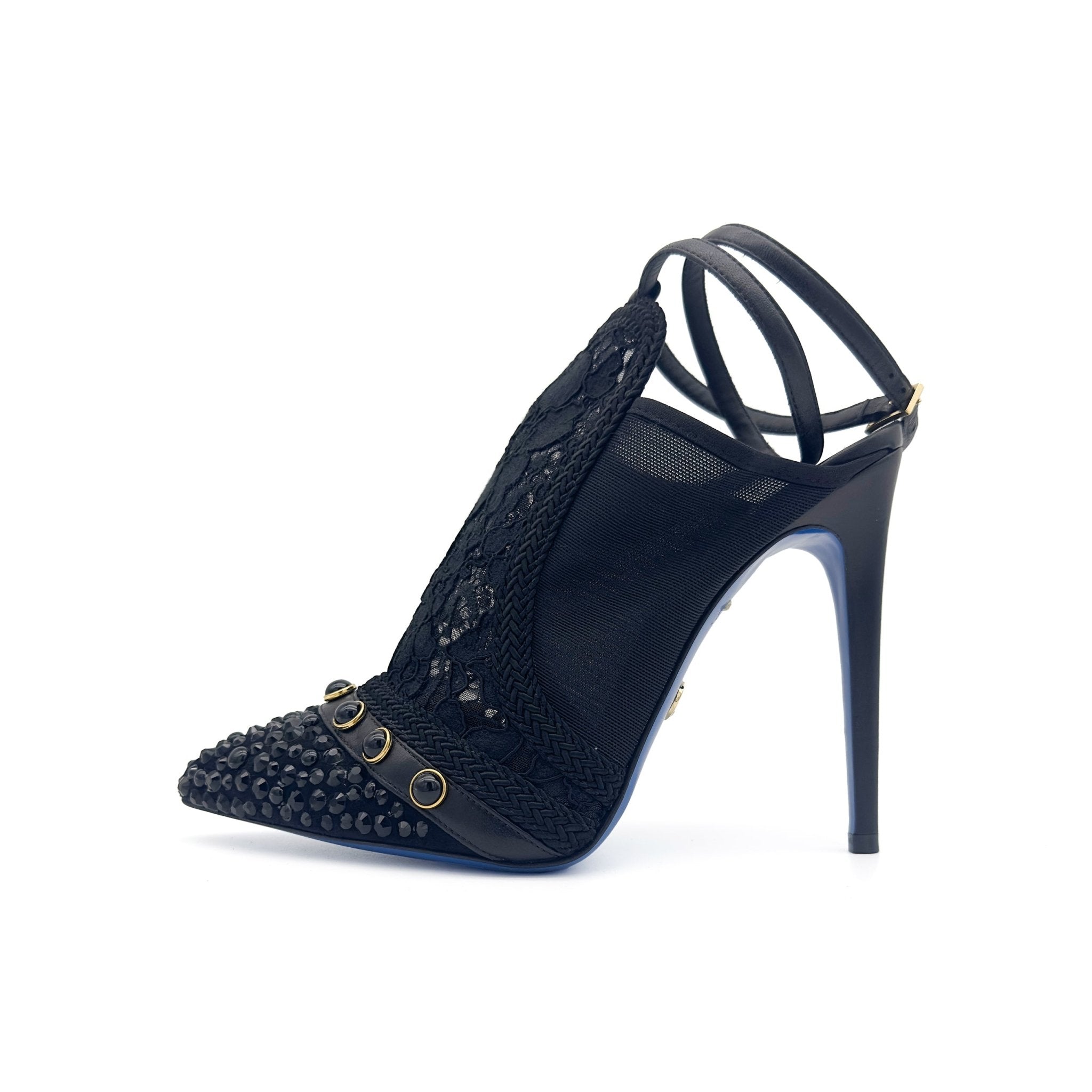 Embellished Ankle Strap - LORIBLU - MISHMASH