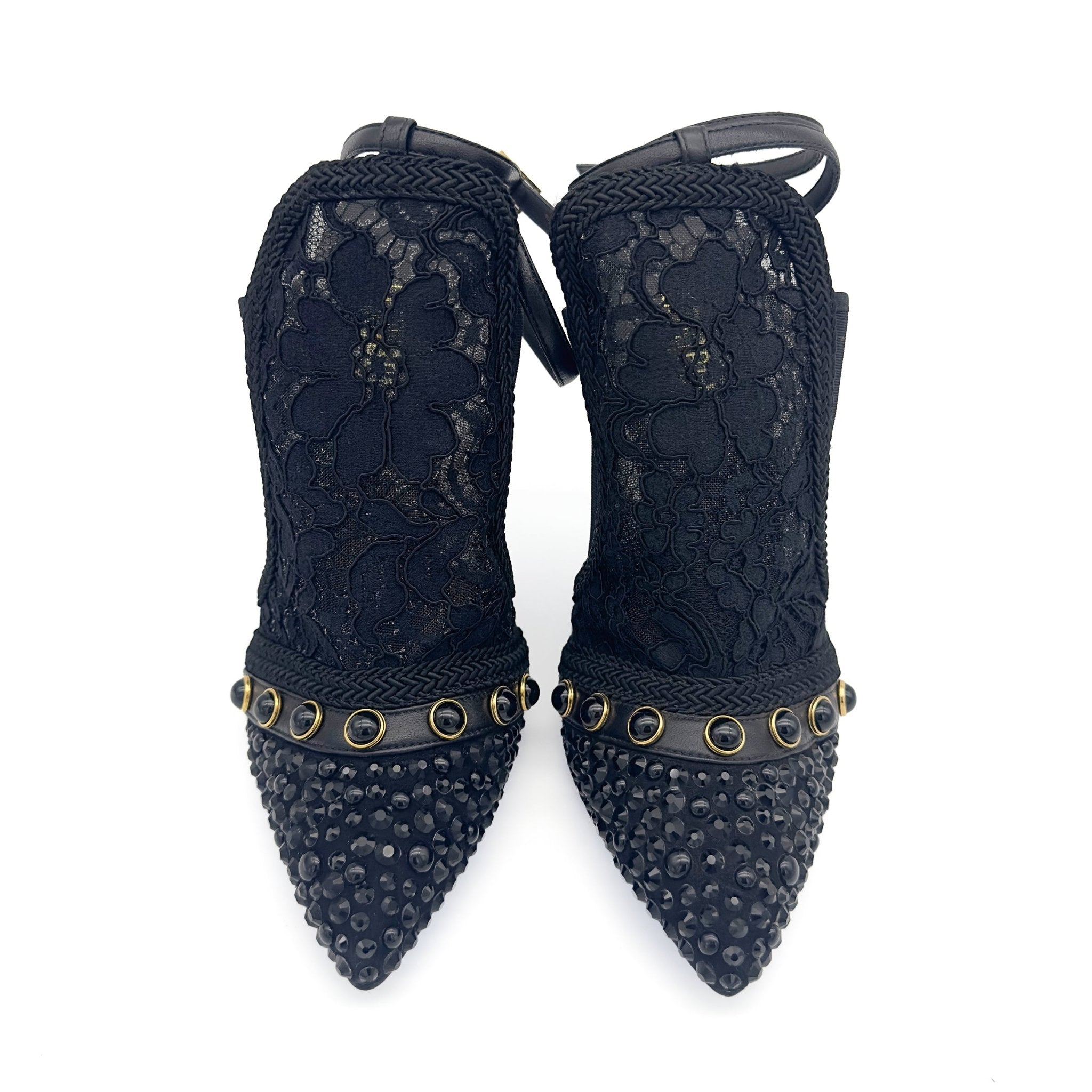 Embellished Ankle Strap - LORIBLU - MISHMASH