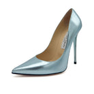 Foil Leather Pointed Toe Pumps - JIMMY CHOO - MISHMASH