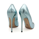 Foil Leather Pointed Toe Pumps - JIMMY CHOO - MISHMASH