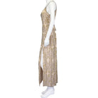 Golden Filigree - Miss Selfridge petites Dress - MISHMASH