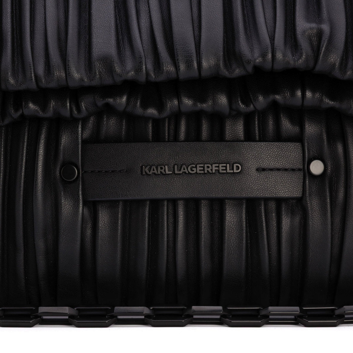 K/Kushion Pleated Folded Tote - KARL LAGERFELD - MISHMASH