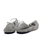 Lace - Up Suede Ballerina - VALENTINO - MISHMASH