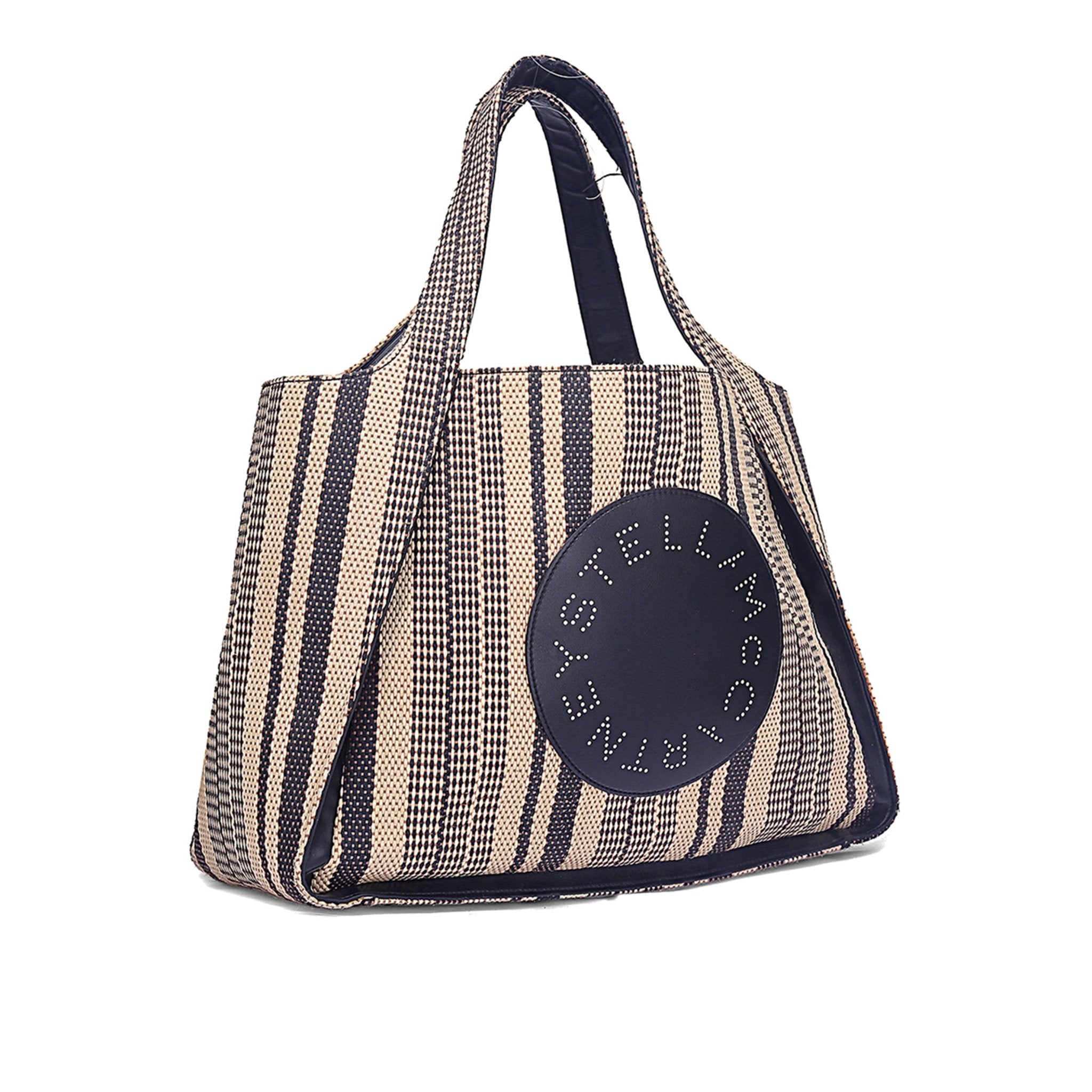 Logo Stripe Tote Bag - STELLA MCCARTNEY - MISHMASH