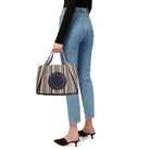 Logo Stripe Tote Bag - STELLA MCCARTNEY - MISHMASH