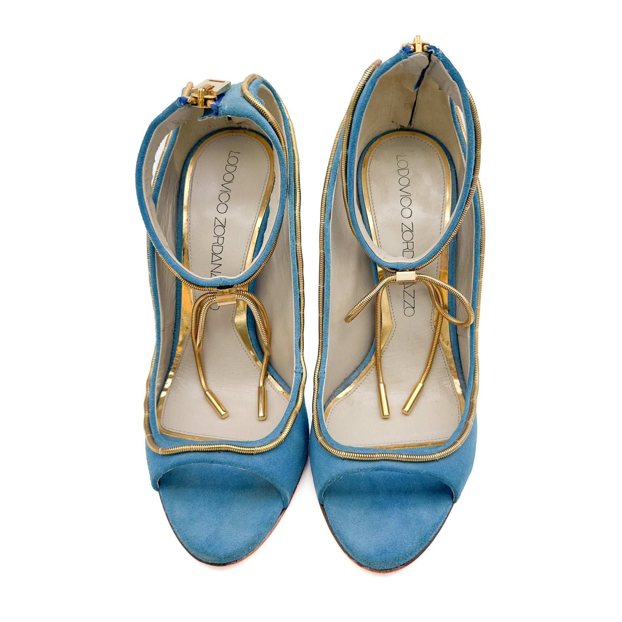 Luxe Suede Heels - LODOVICO ZORDANAZZO - MISHMASH