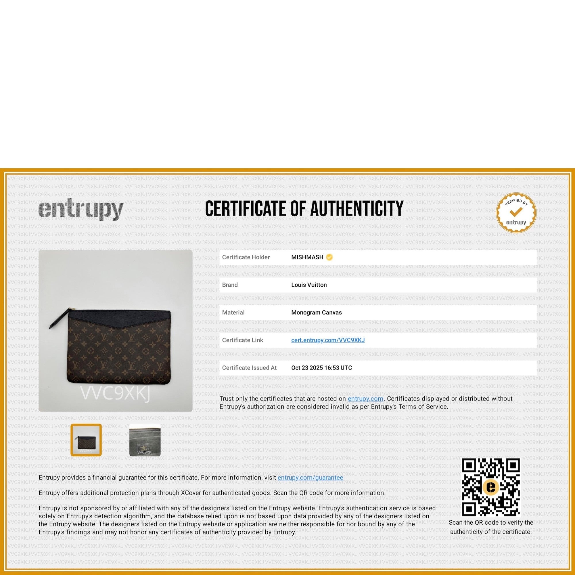 LV Monogram Daily Pouch - Louis Vuitton - MISHMASH