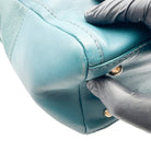 Monogram Leather Locked Tote Bag - CAROLINA HERRERA - MISHMASH