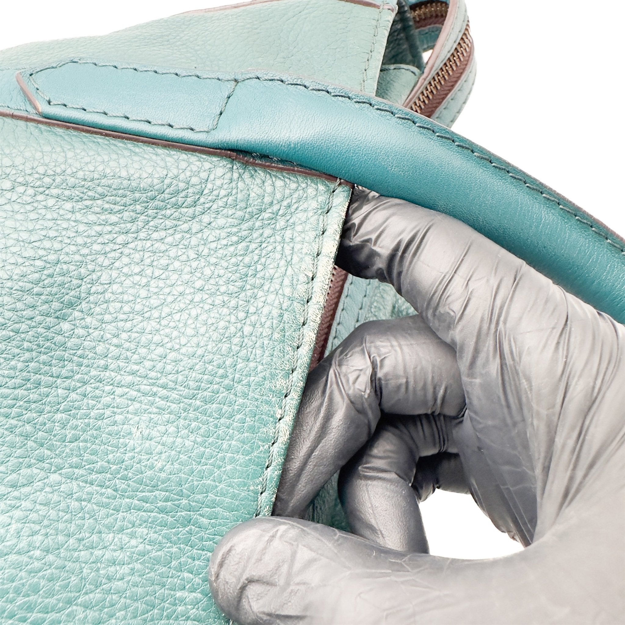 Monogram Leather Locked Tote Bag - CAROLINA HERRERA - MISHMASH