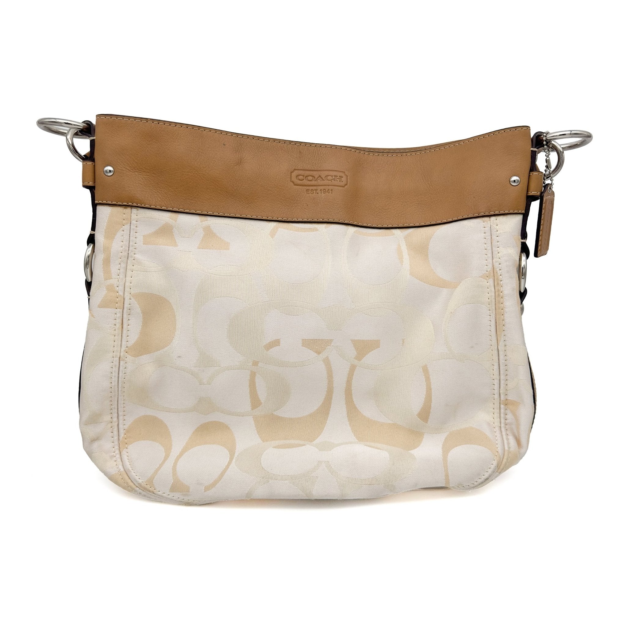 Monogrammed Shoulder Bag - COACH - MISHMASH
