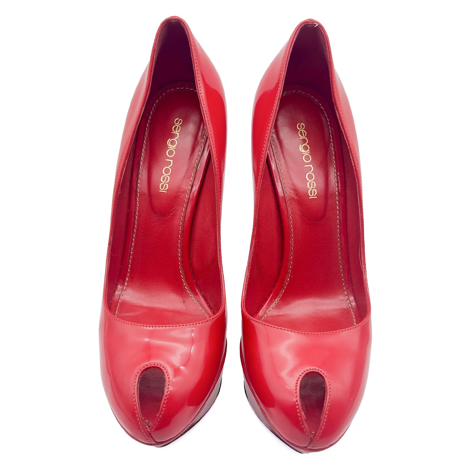 Patent Leather Pumps - SERGIO ROSSI - MISHMASH