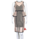 Peach Grid - FOREVER UNIQUE Dress - MISHMASH