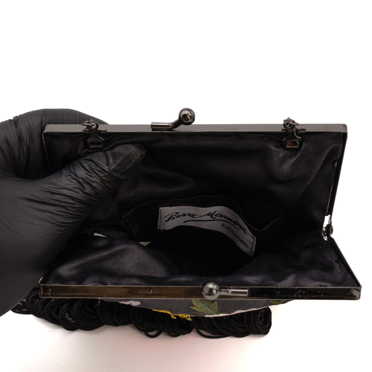 Pierre Mamou Embroidered Clutch - PIERRE MAMOU EXCLUSIVE - MISHMASH