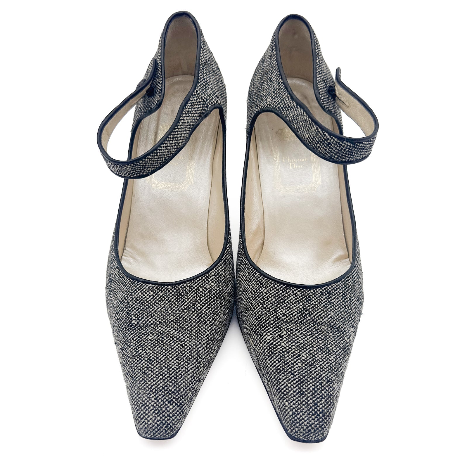 Pointed Toe Ankle Strap - CHRISTIAN DIOR - MISHMASH