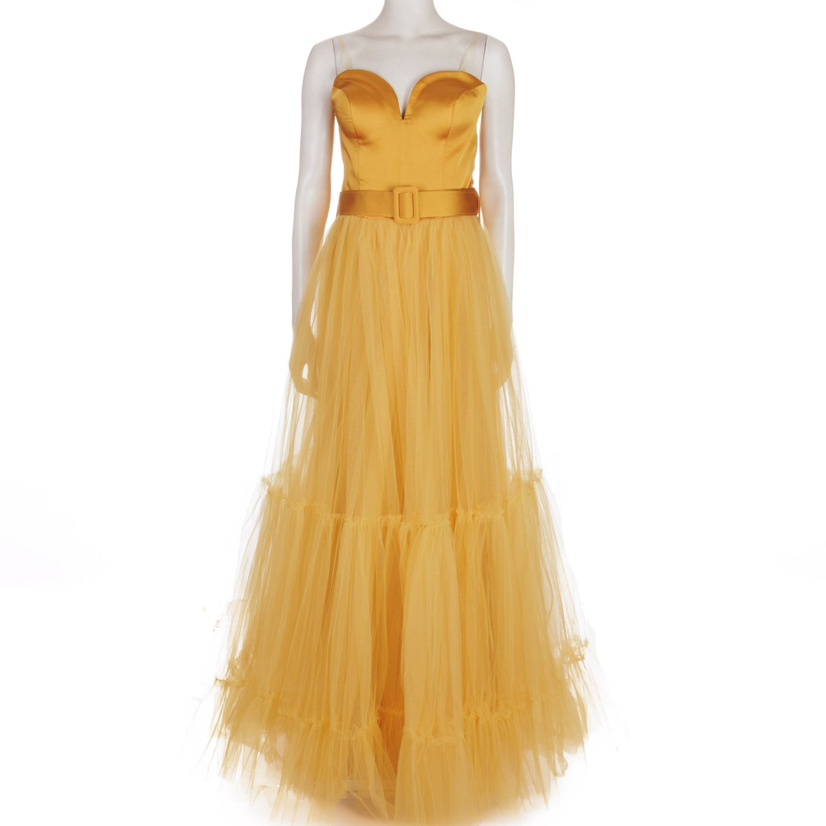 Saten Maxi Dress - SATEN - MISHMASH