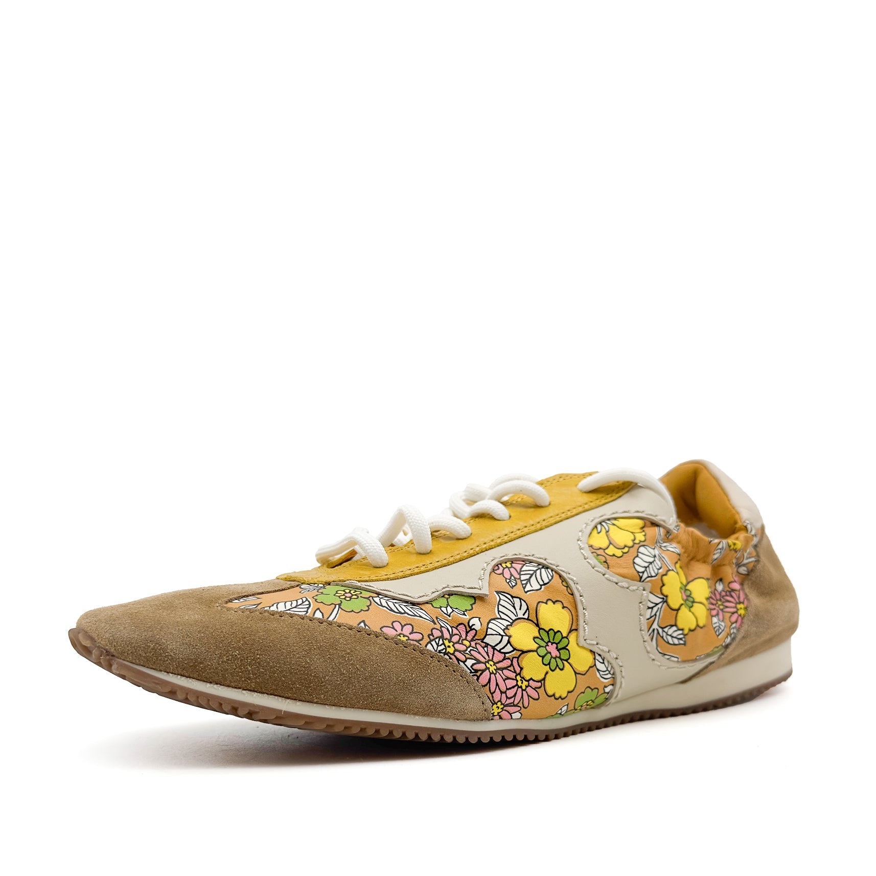 Serif Floral Sneaker - Tory Burch - MISHMASH