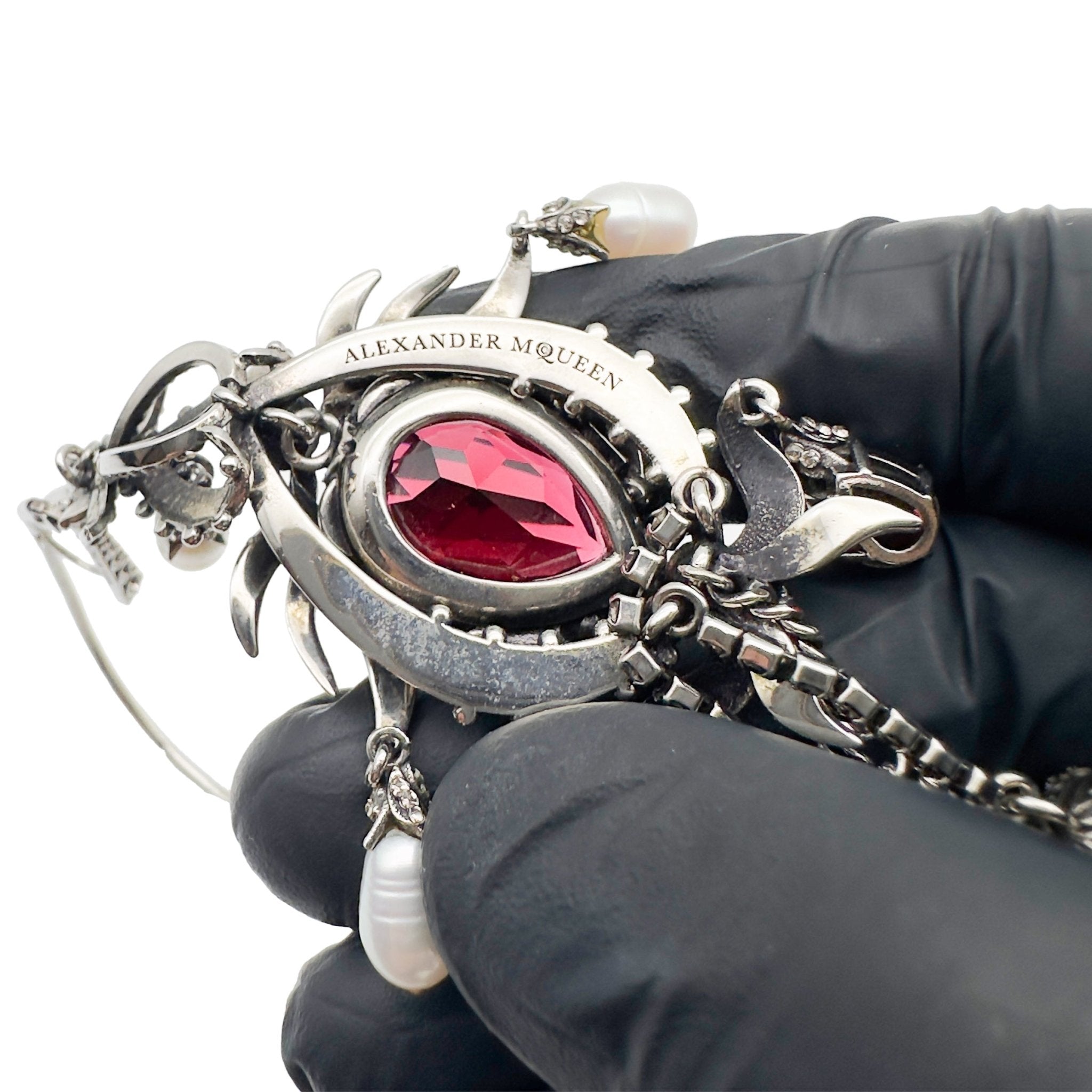 Single Hoop Cuff Earring - ALEXANDER MCQUEEN - MISHMASH