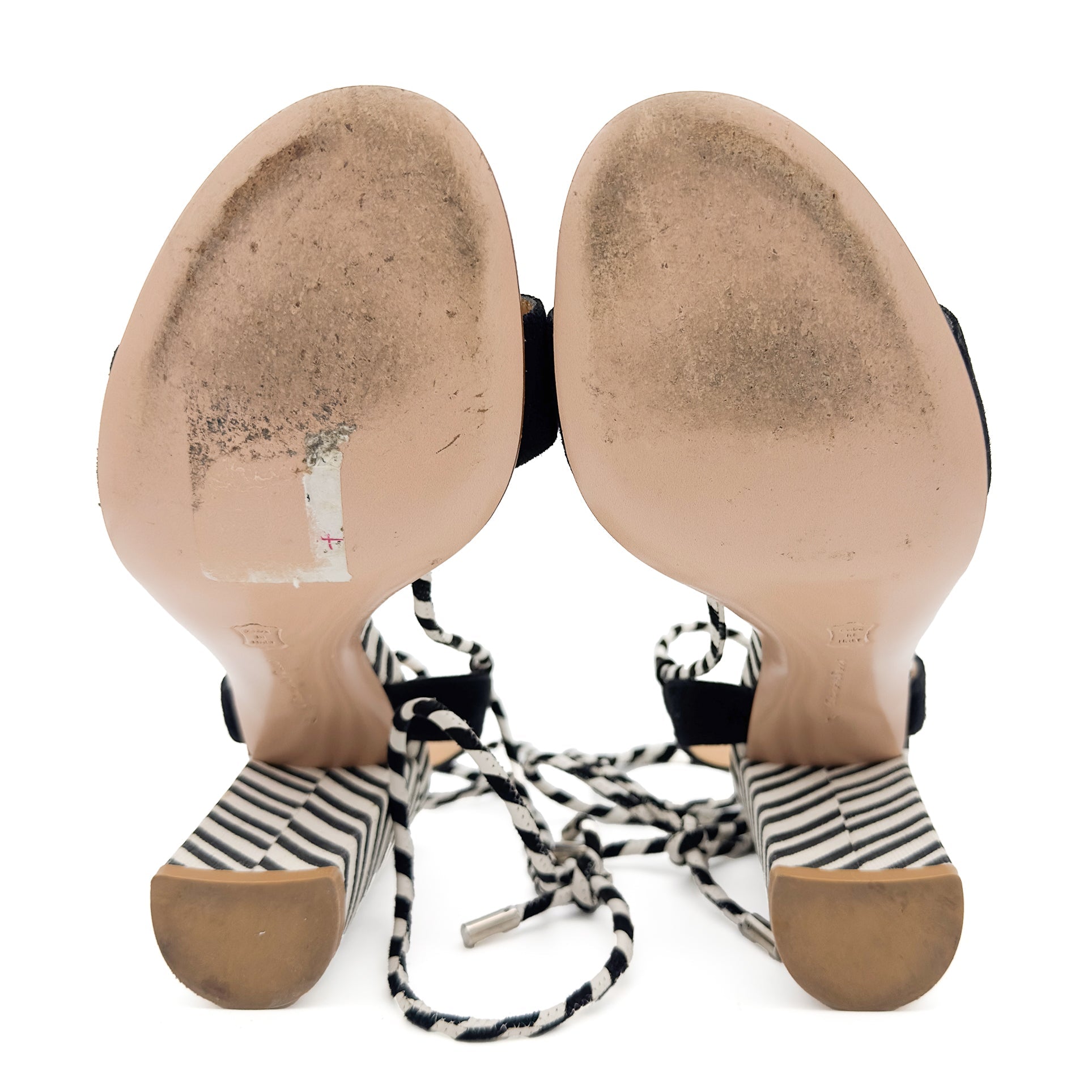 Striped Strappy Sandal - Gianvitto Rossi - MISHMASH