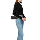 Studded Leather Zipper - MIU MIU - MISHMASH