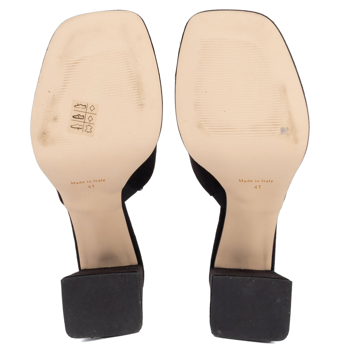 Suede Block-Heel - PREGUNTA - MISHMASH