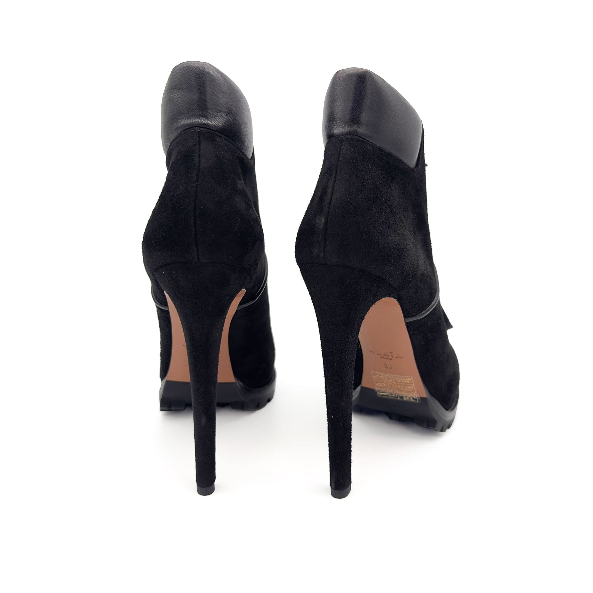 Suede Lace - Up - ALAIA - MISHMASH