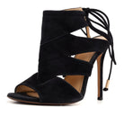 Suede Lace-Up - ELISABETTA FRANCHI - MISHMASH