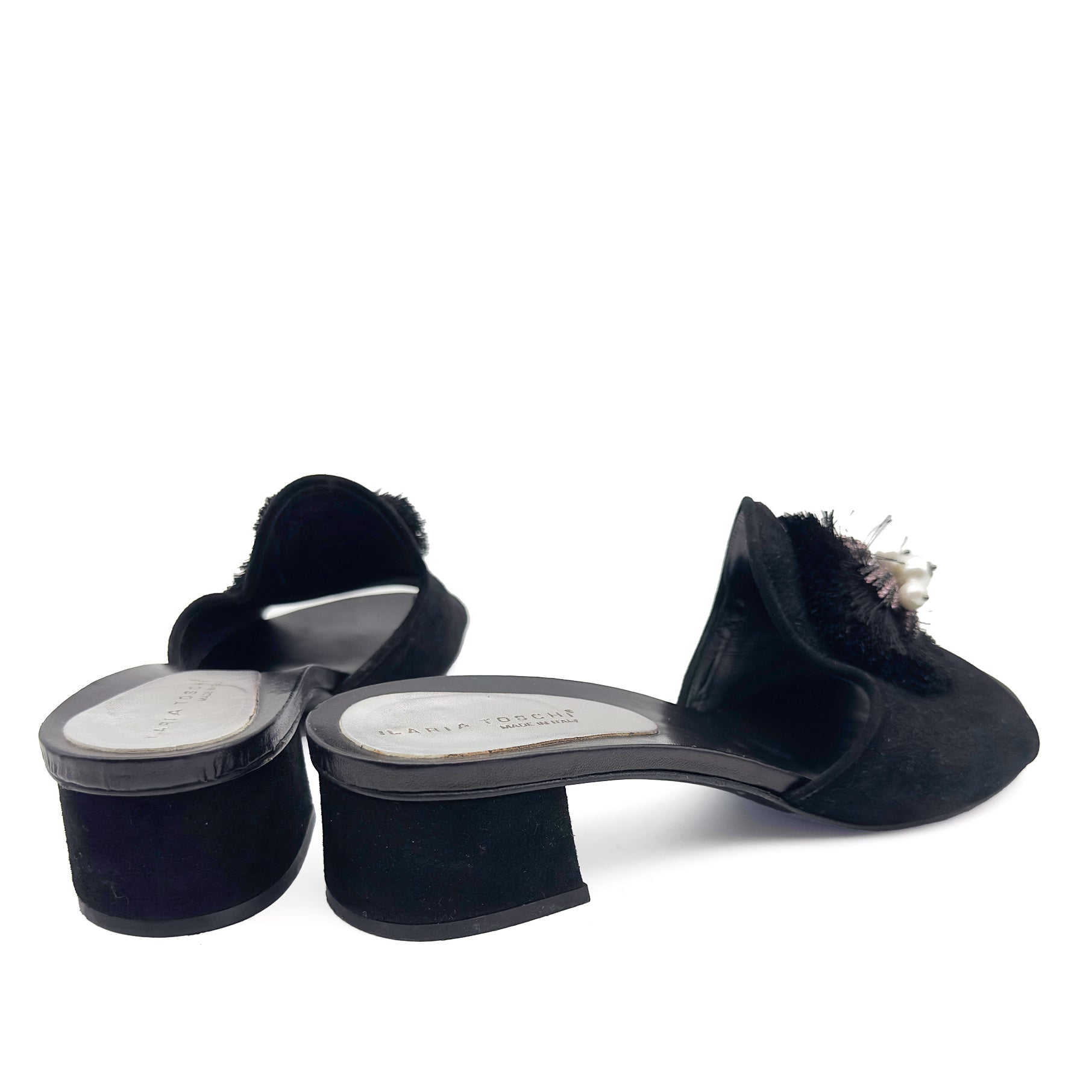 Suede Slides - ILARIA TOSCHI - MISHMASH