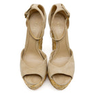 Suede Wedge Sandals - Gucci - MISHMASH