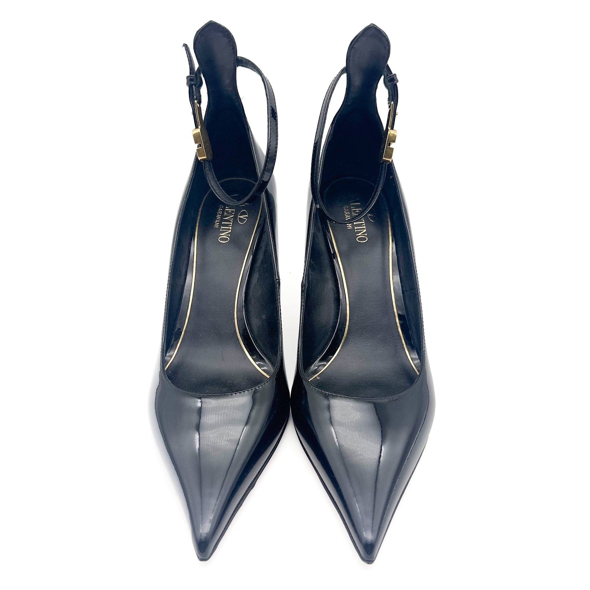 Tan-Go Leather Pumps - VALENTINO - MISHMASH