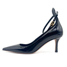 Tan-Go Leather Pumps - VALENTINO - MISHMASH