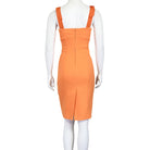 Flammable Tangerine - KAREN MILLEN Dress - MISHMASH