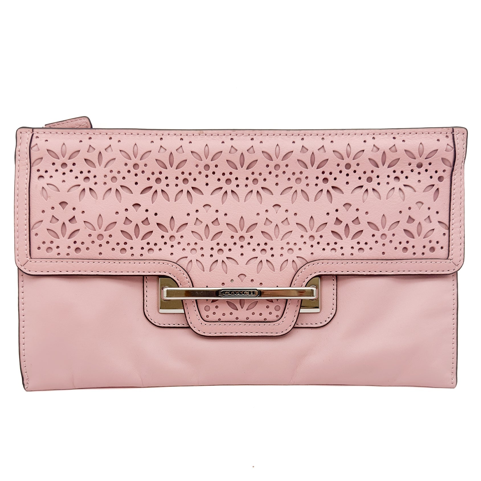 Taylor Eyelet Clutch - COACH - MISHMASH
