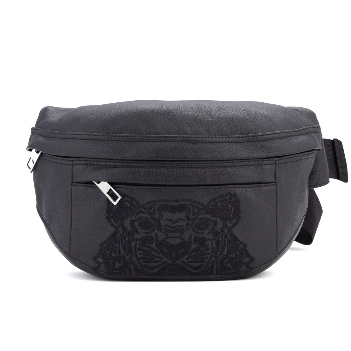 Tiger Embroidered Leather - KENZO - MISHMASH