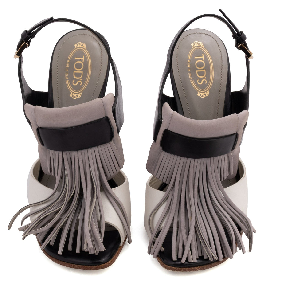 Tricolor Leather Fringe - TOD'S - MISHMASH