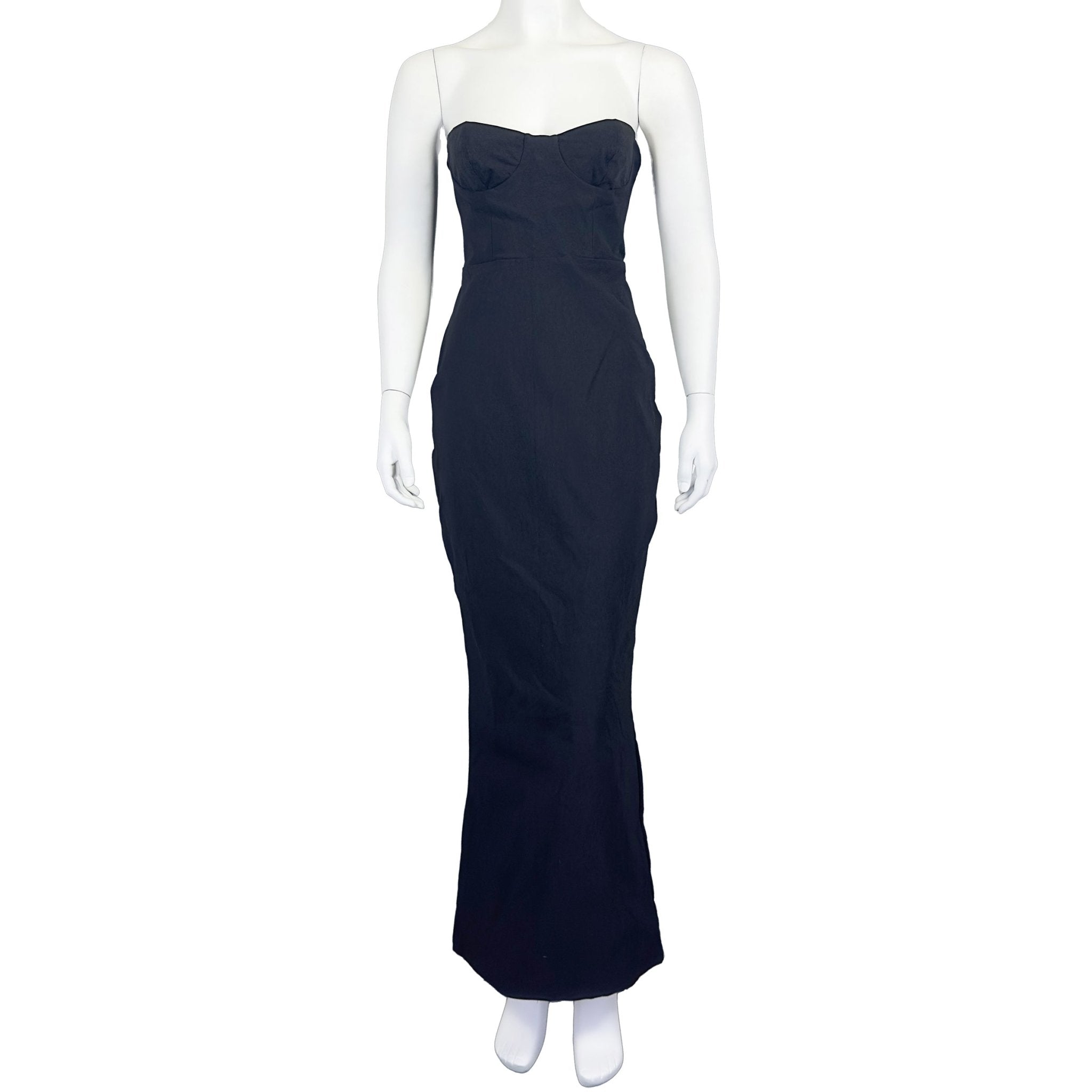 black mid thigh dress NADYA DRESS