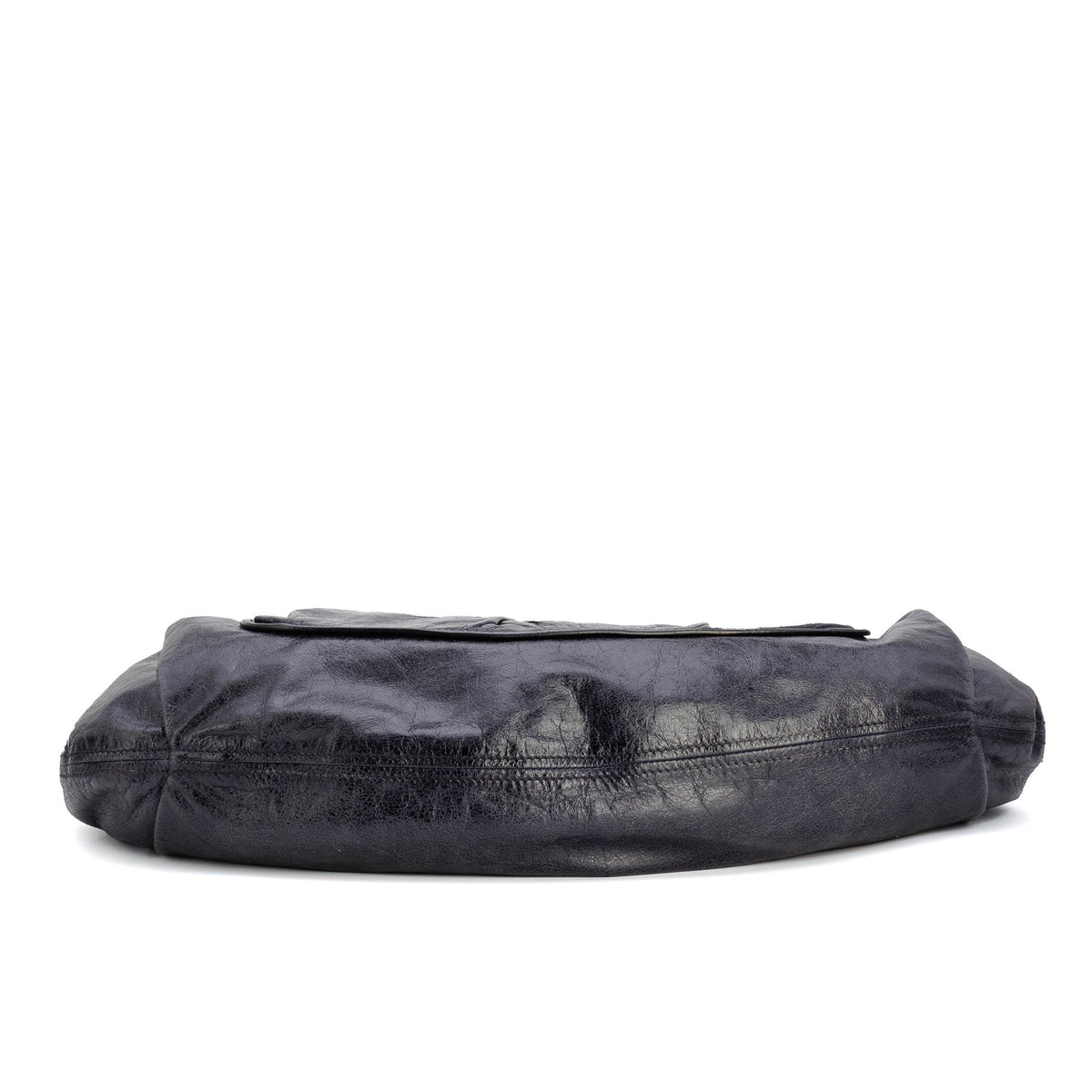 Vitello Lux Gathered Hobo - MIU MIU - MISHMASH