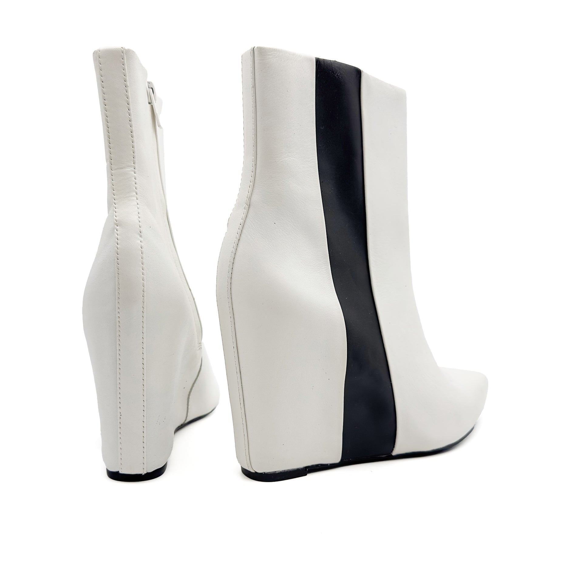 Yvania Stripe Wedge Bootie - Calvin Klein - MISHMASH